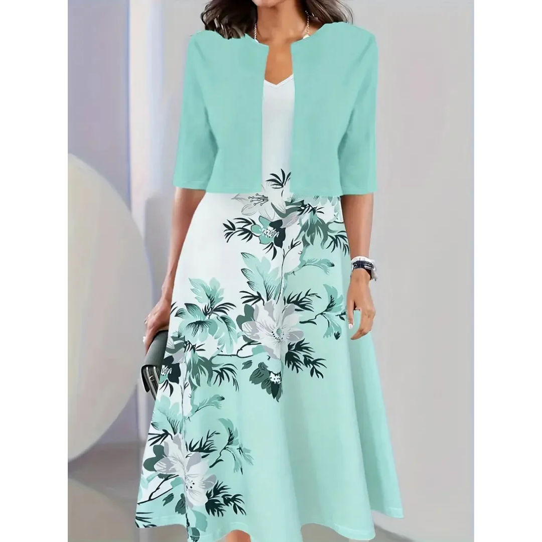 Robe Élégante à Imprimé Floral pour Femme