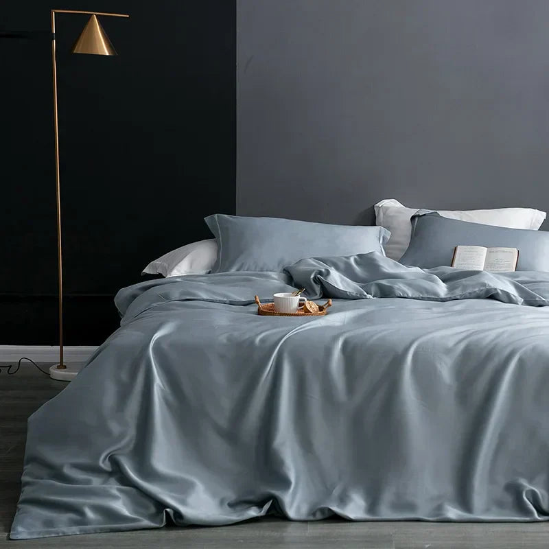 Ornamy - Housse de Couette en Coton Doux pour un Confort Optimal
