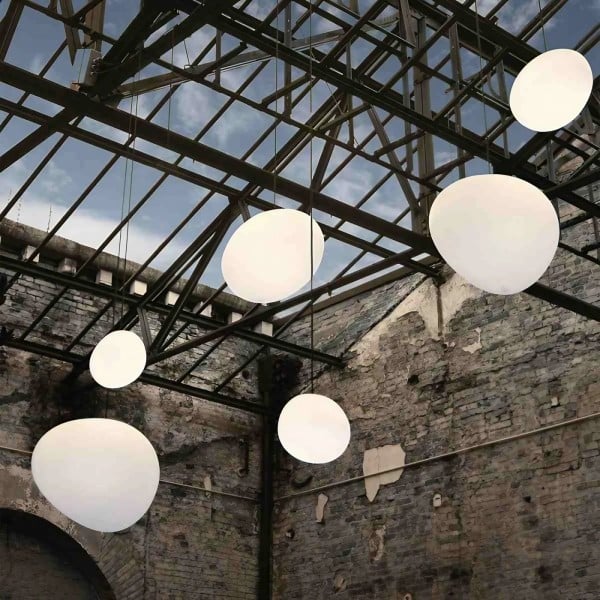 LumièreZen - Suspension en Verre Soufflé pour Une Ambiance Douce