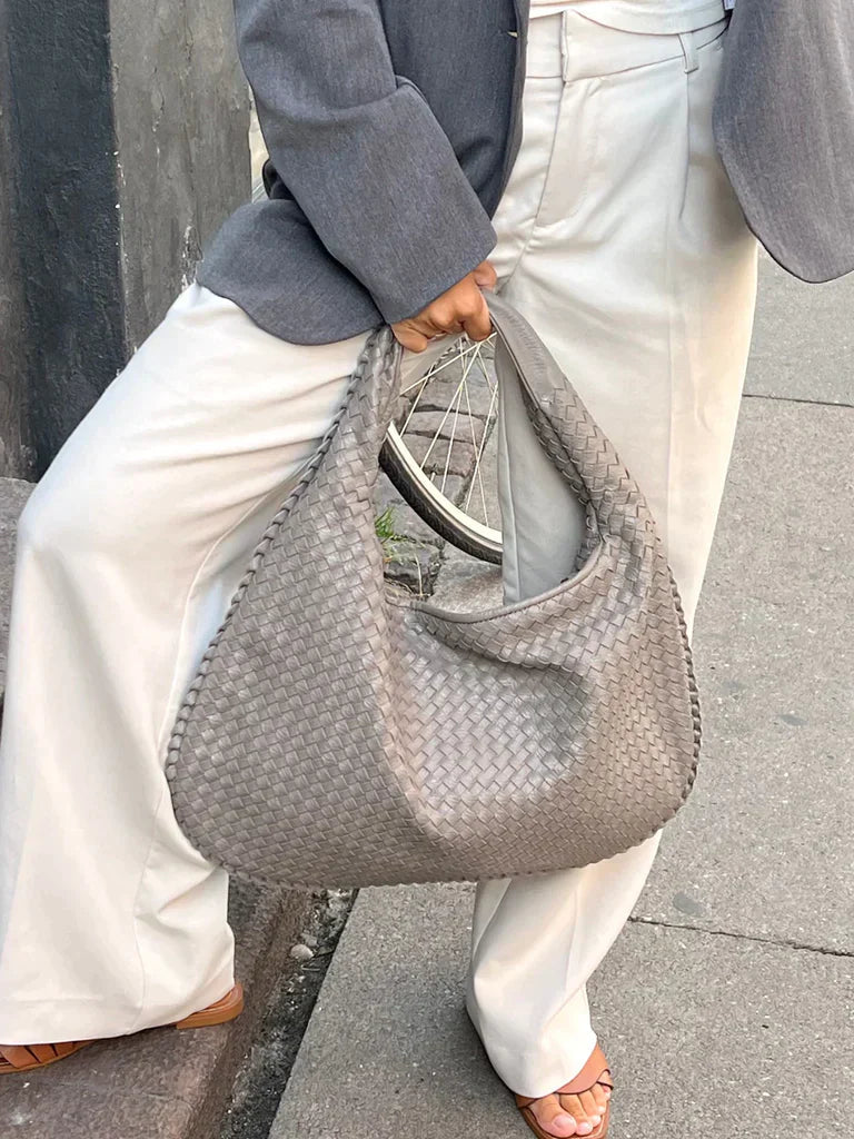 Sassy Bag - Sac à Main Tressé en Cuir Luxueux