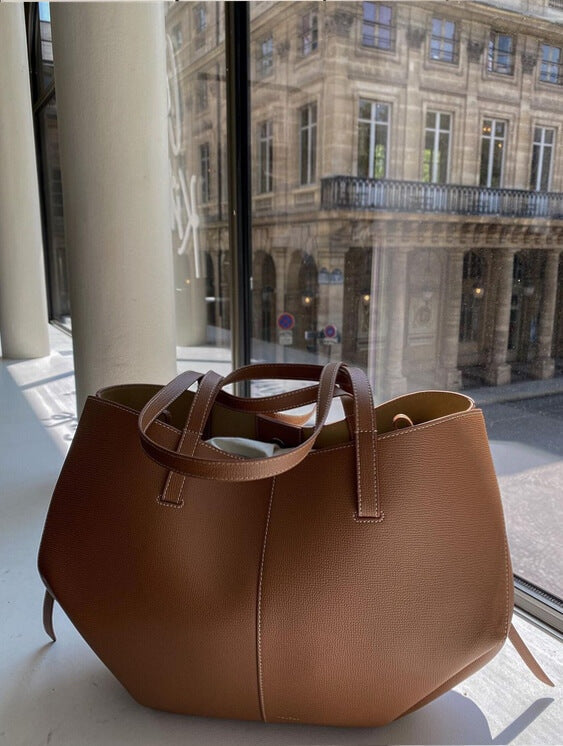 Élégance Chic - Sac à main vintage pour femmes | Grand sac en cuir à épaule