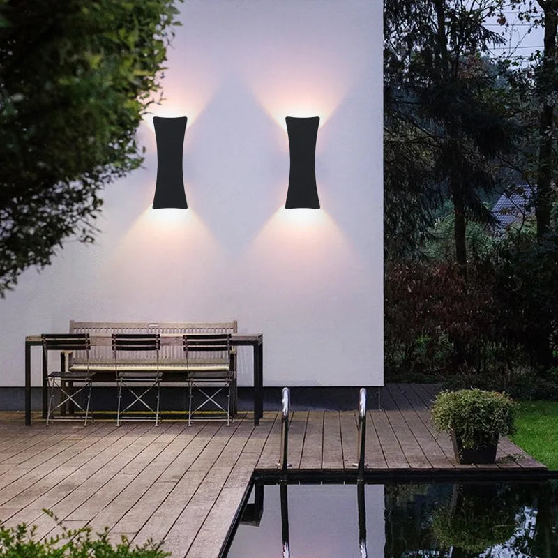 LumièreStyle - Applique Murale Extérieure Minimaliste LED, Design Élégant et Économie d'Énergie