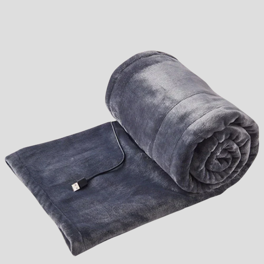 Couverture chaude et confortable alimentée par USB