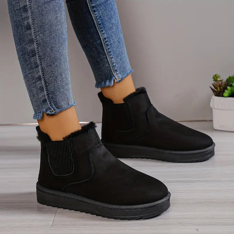 Carla - Chaussures d'Hiver Matelassées et Confortables