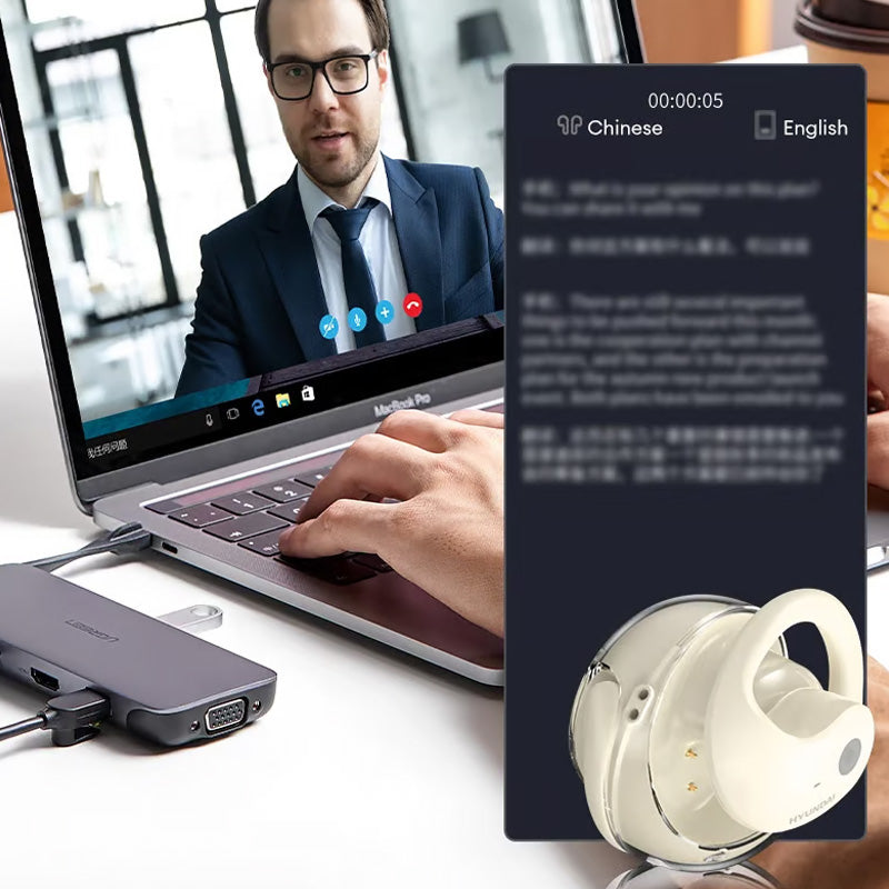 TraduMate - Écouteurs de traduction instantanée pour des conversations fluides et rapides