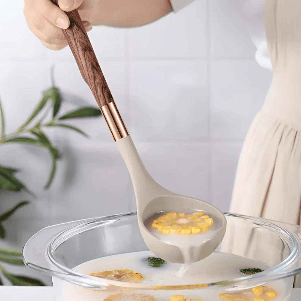 Set de 10 Ustensiles de Cuisine en Silicone