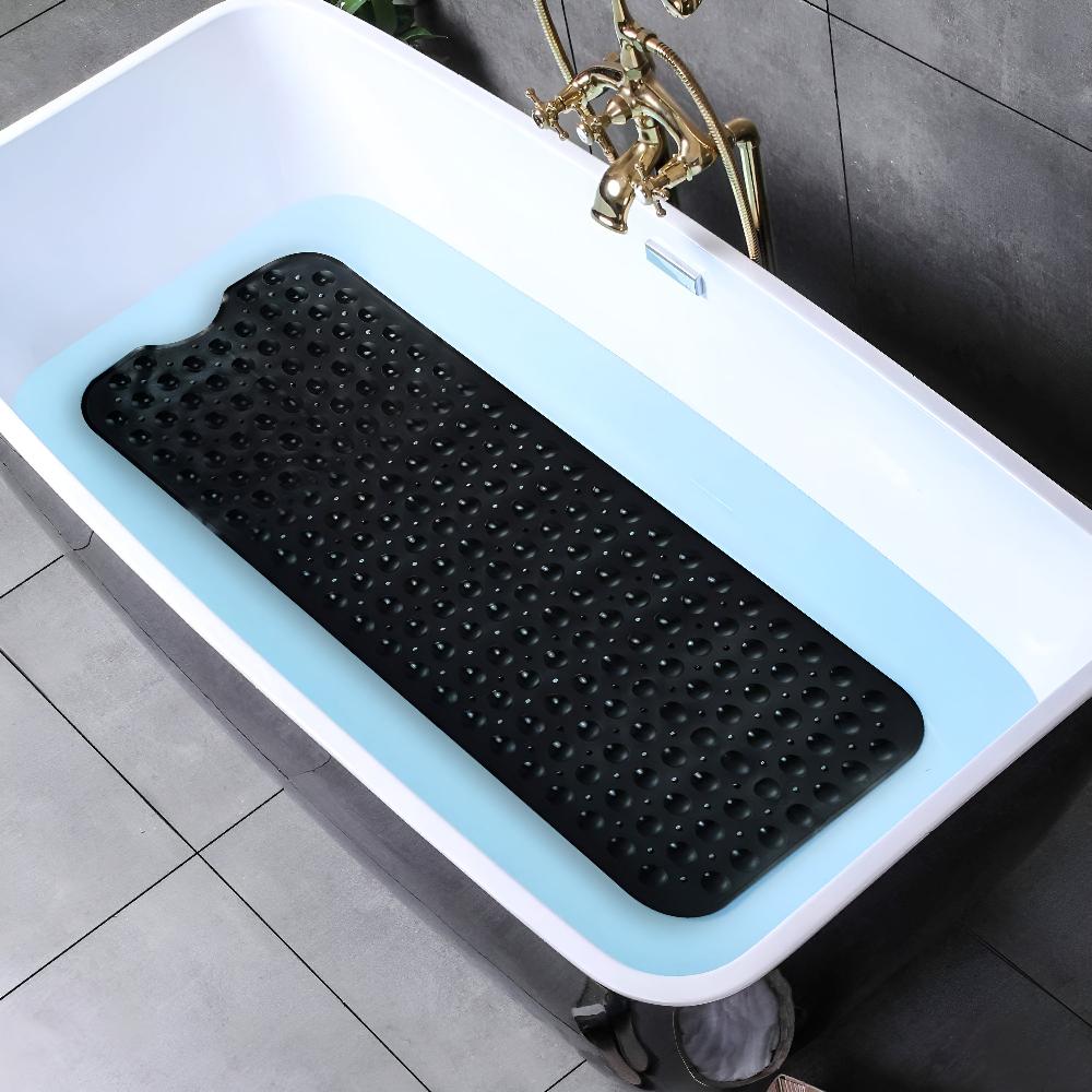 Tapis de Douche Antidérapant avec Brosse de Massage Intégrée