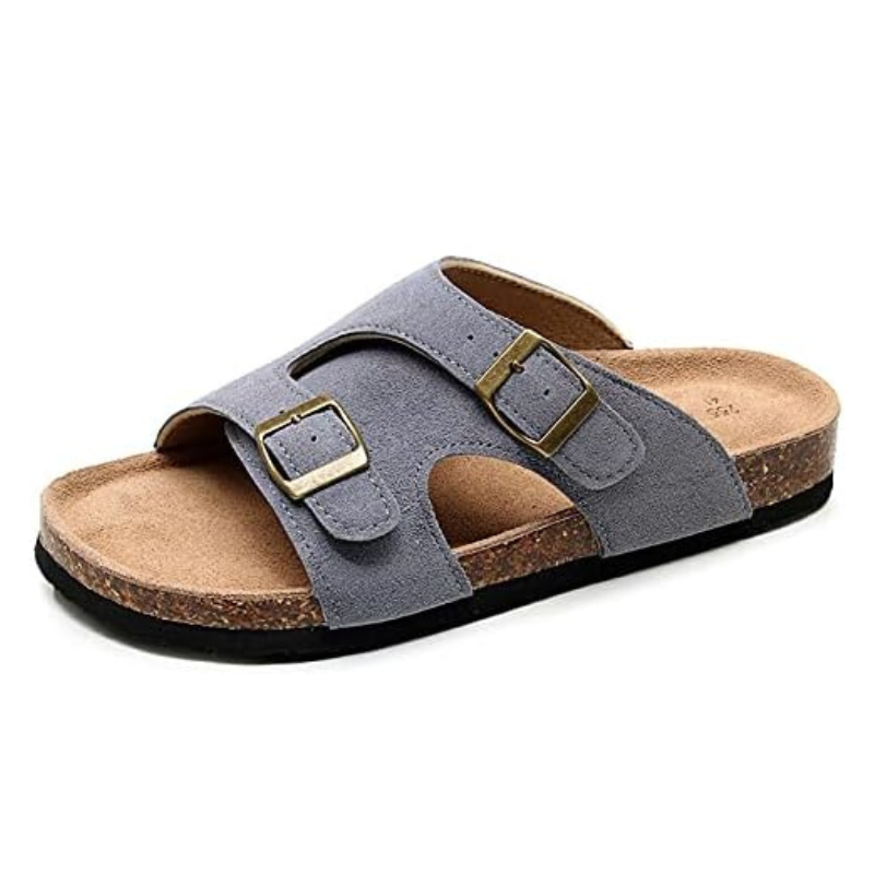 ConfortStyle - Sandales en cuir pour hommes, confort ultime et style moderne