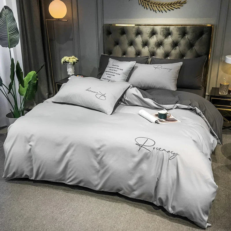 ChicSleep - Housse de Couette en Coton Doux 240x220 pour un Confort Optimal