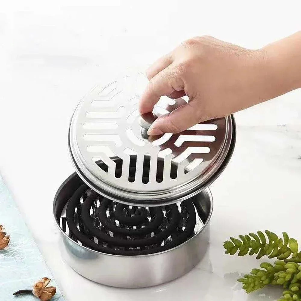 ChicRepel - Support de Moustiquaire avec Couvercle pour Protection Optimale