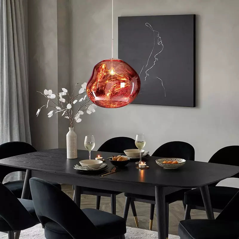 Lumière Fondante - Lampe Suspendue Designer Chic et Artistique