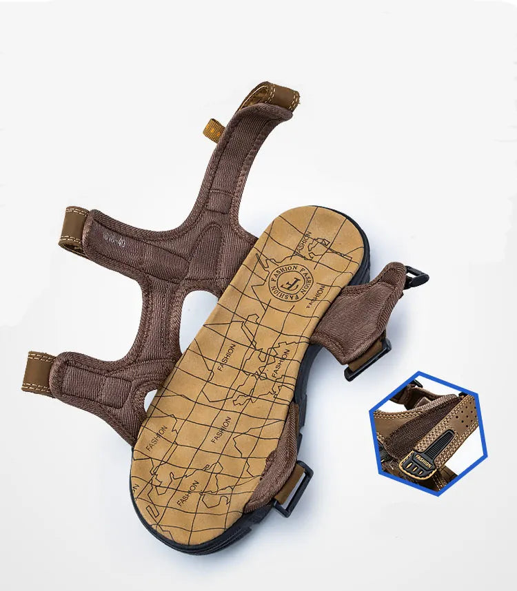 ComfortFlex - Sandales Orthopédiques Ajustables pour un Soulagement du Pied et des Genoux