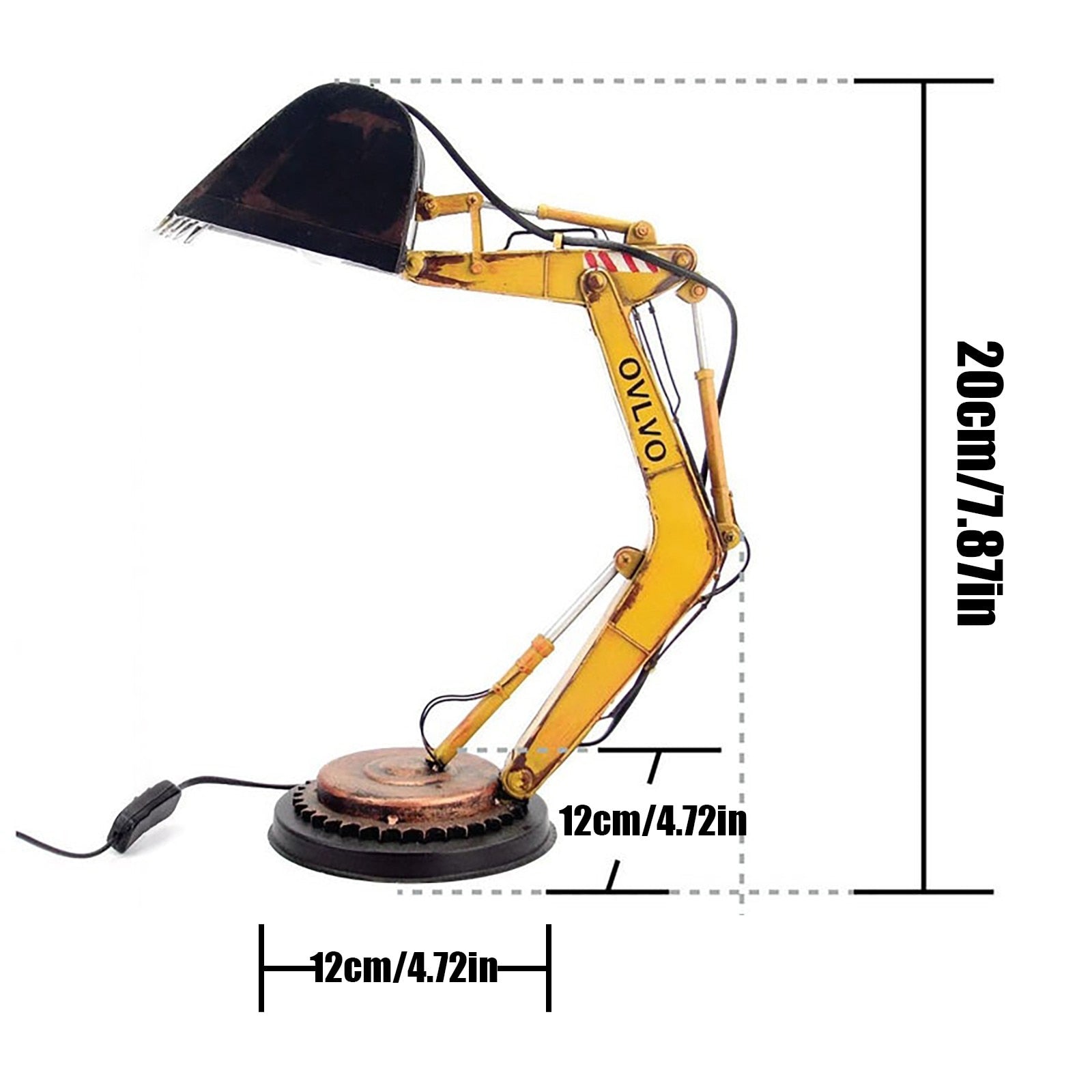 LumiMax - Lampe Enfant LED Bagger Design pour Chambre d'Enfant