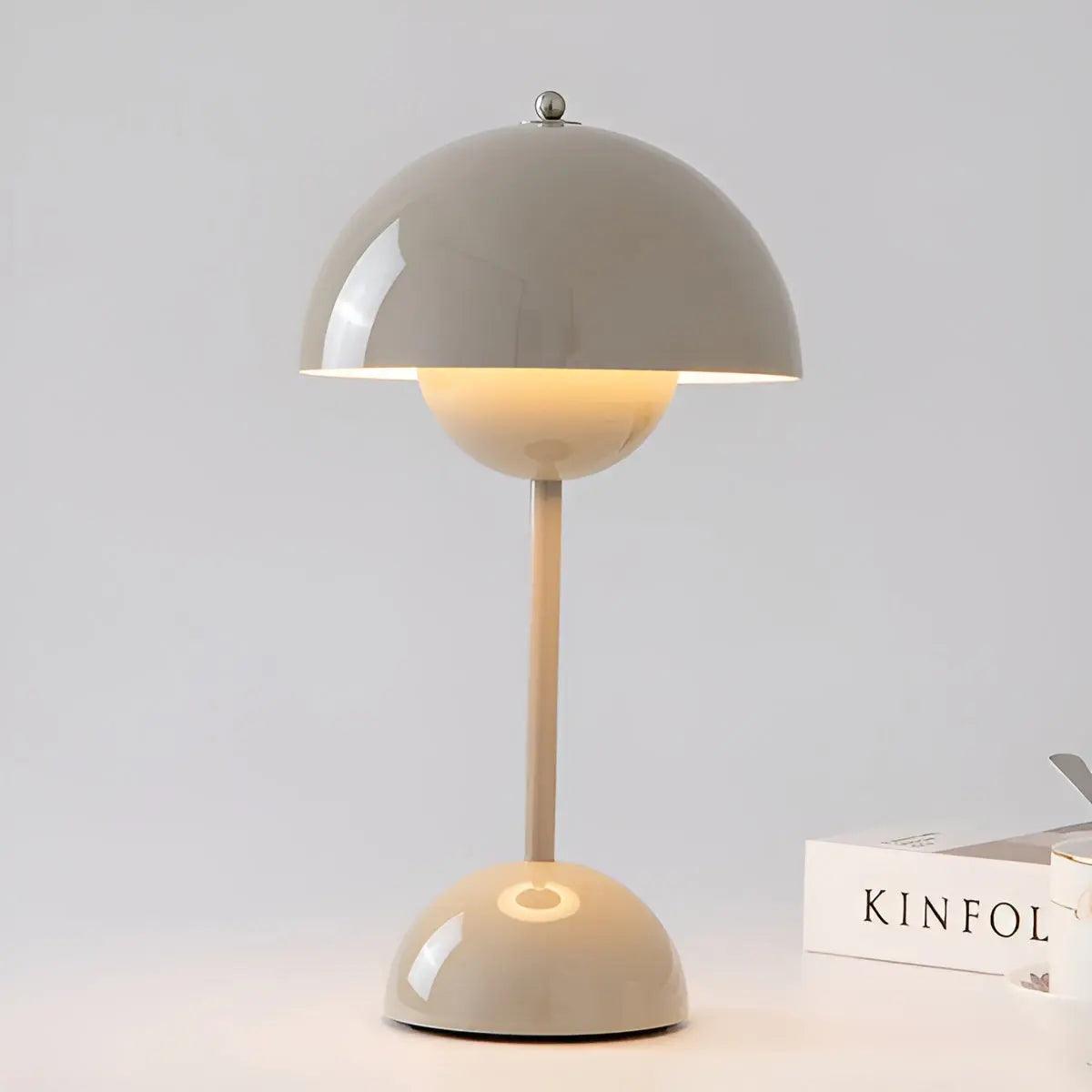 LumiTendance - Lampe de table moderne en acier inoxydable