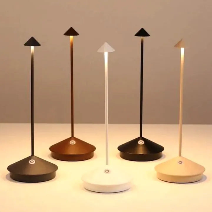 Salume - Lampe de Table LED Minimaliste | Éclairage Sans Fil, Étanche et Dimmable