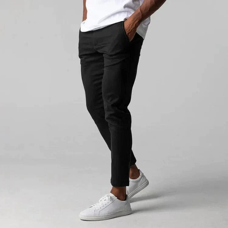 Pantalon chino stretch pour hommes alliant élégance et confort