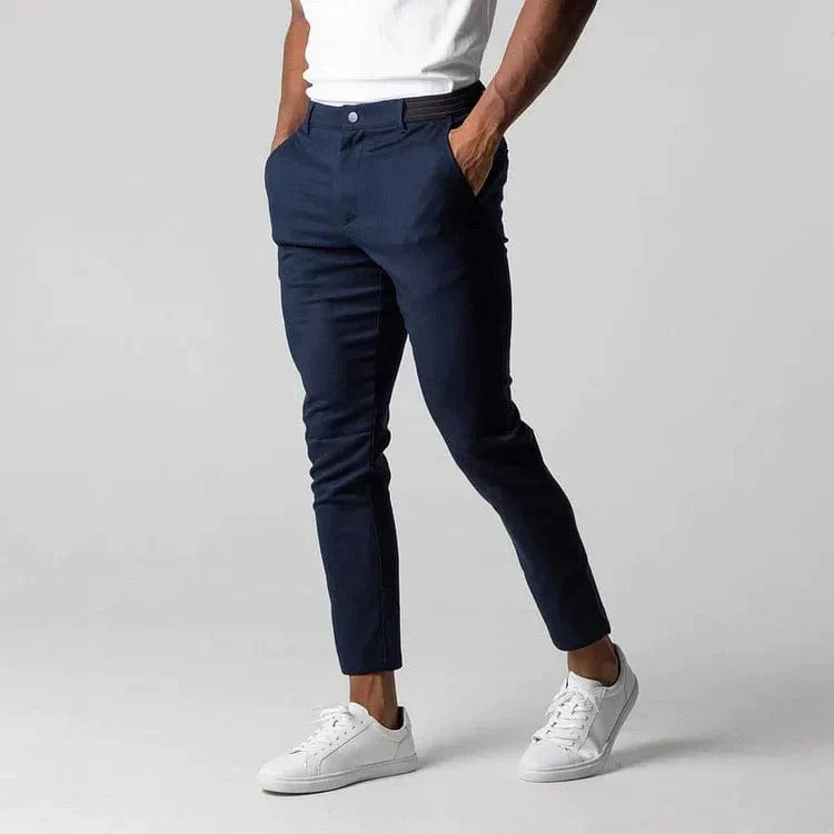 Pantalon chino stretch pour hommes alliant élégance et confort