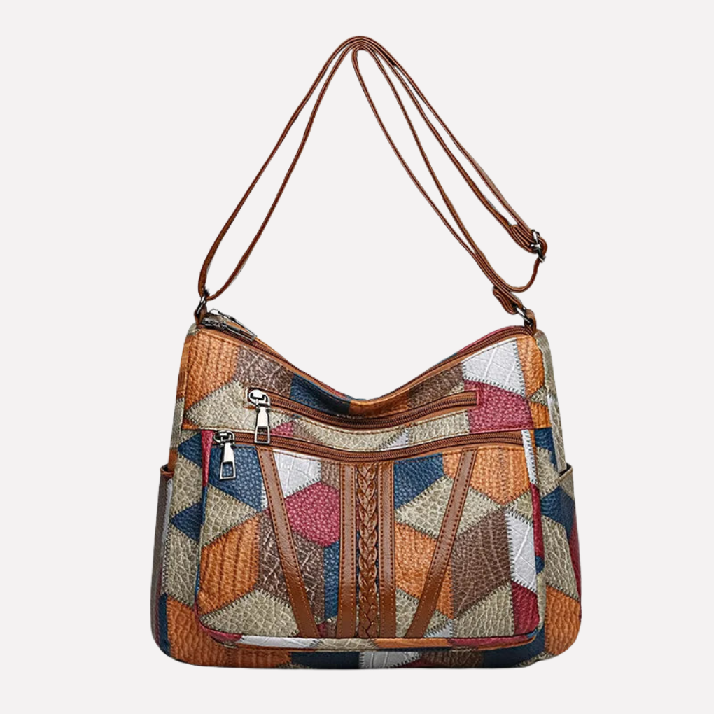 Sac à main patchwork pour femmes