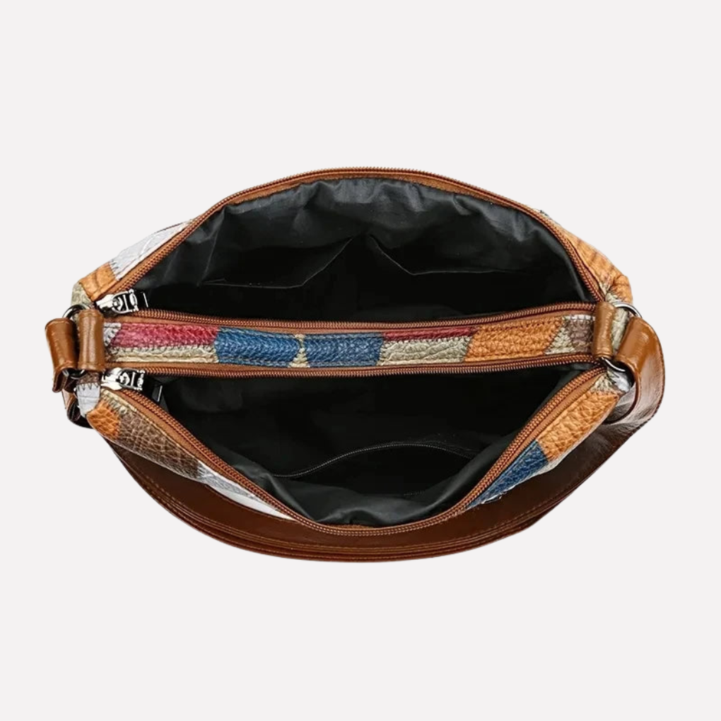 Sac à main patchwork pour femmes