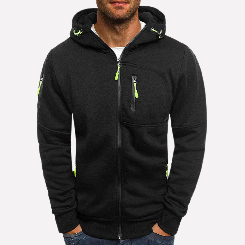 Veste à capuche stylée