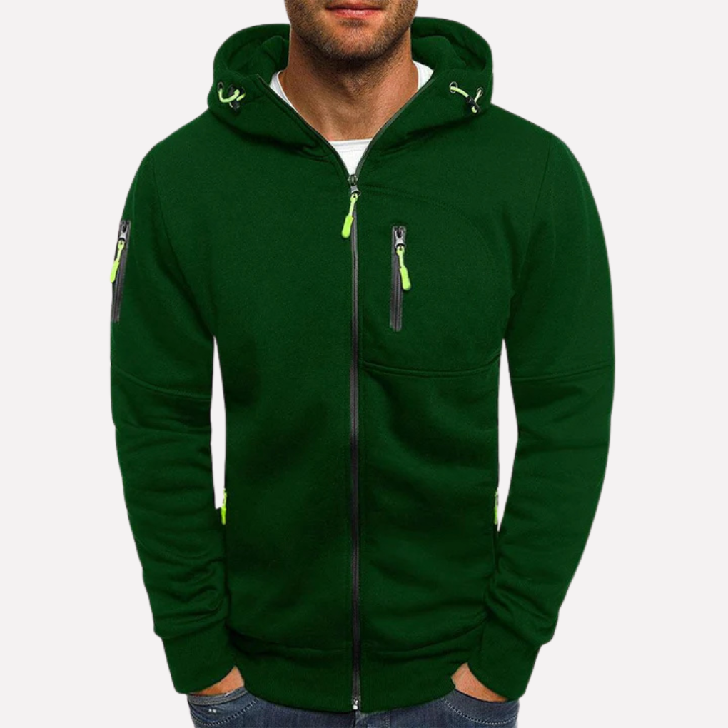 Veste à capuche stylée
