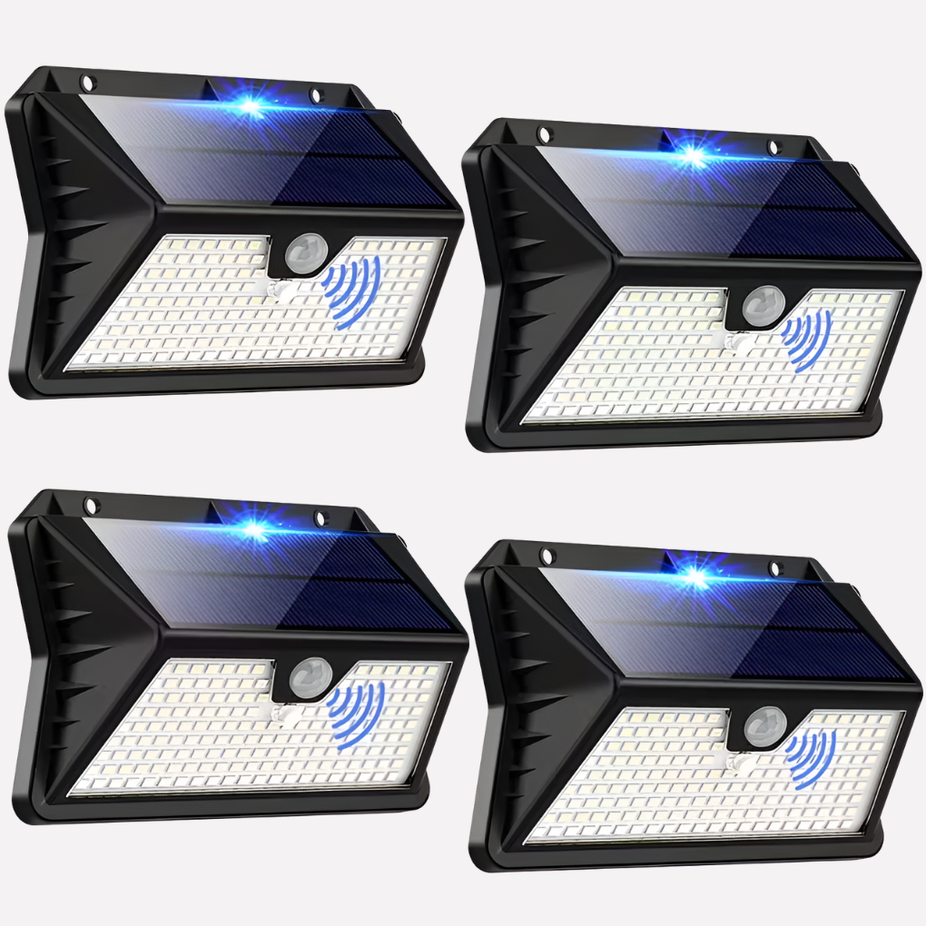 Lampes à détecteur de mouvement solaire extérieur