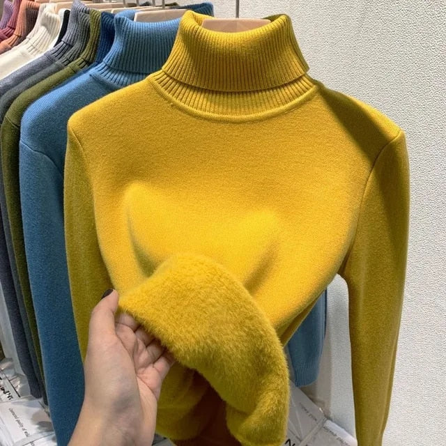 Giselle™ - Pull Col Roulé d'Hiver Chaud et Confortable