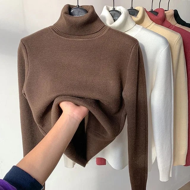 Giselle™ - Pull Col Roulé d'Hiver Chaud et Confortable