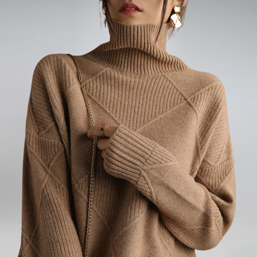 Pull à col roulé classique en laine : chaleur et style sophistiqué