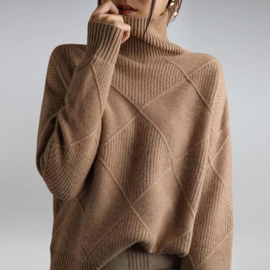 Pull à col roulé classique en laine : chaleur et style sophistiqué