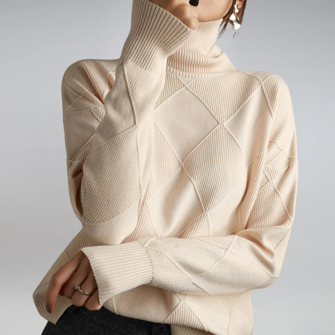 Pull à col roulé classique en laine : chaleur et style sophistiqué