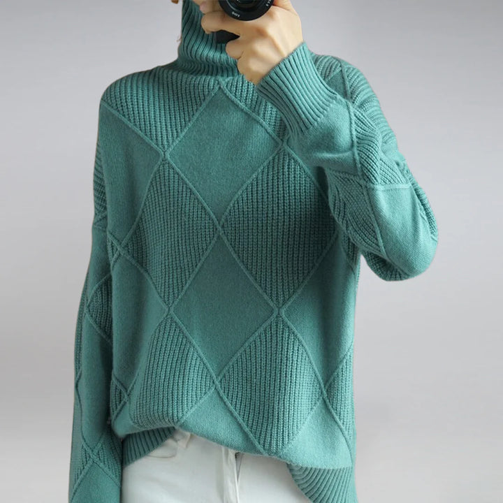 Pull à col roulé classique en laine : chaleur et style sophistiqué