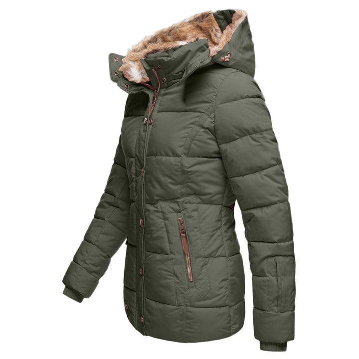 Eelin - Manteau d'Hiver Stylé et Doublé pour Femme