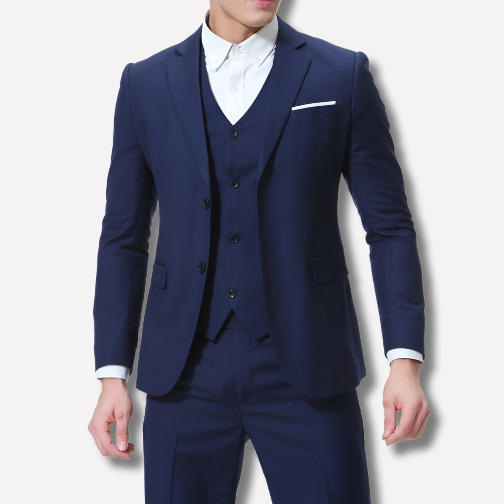 Costume 3 Pièces Slim-Fit pour Homme