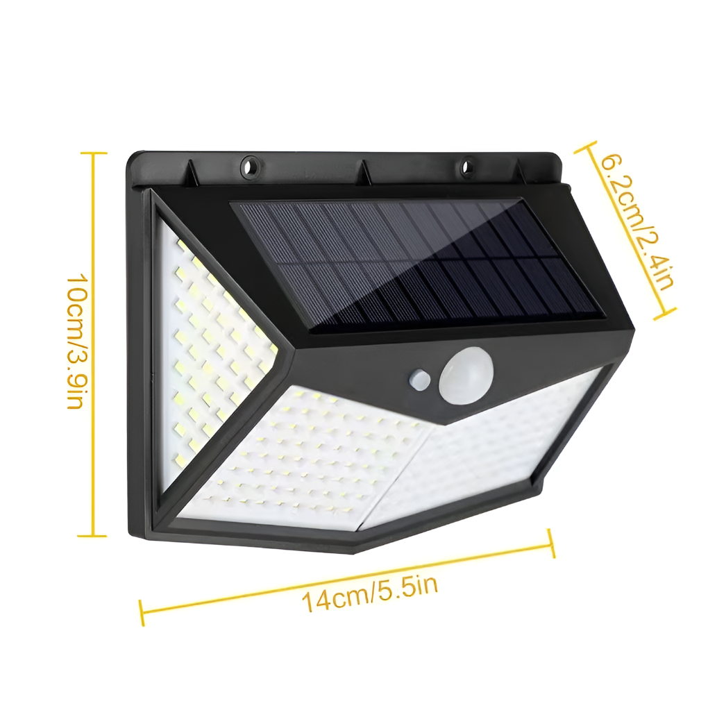 Lampes à détecteur de mouvement solaire extérieur