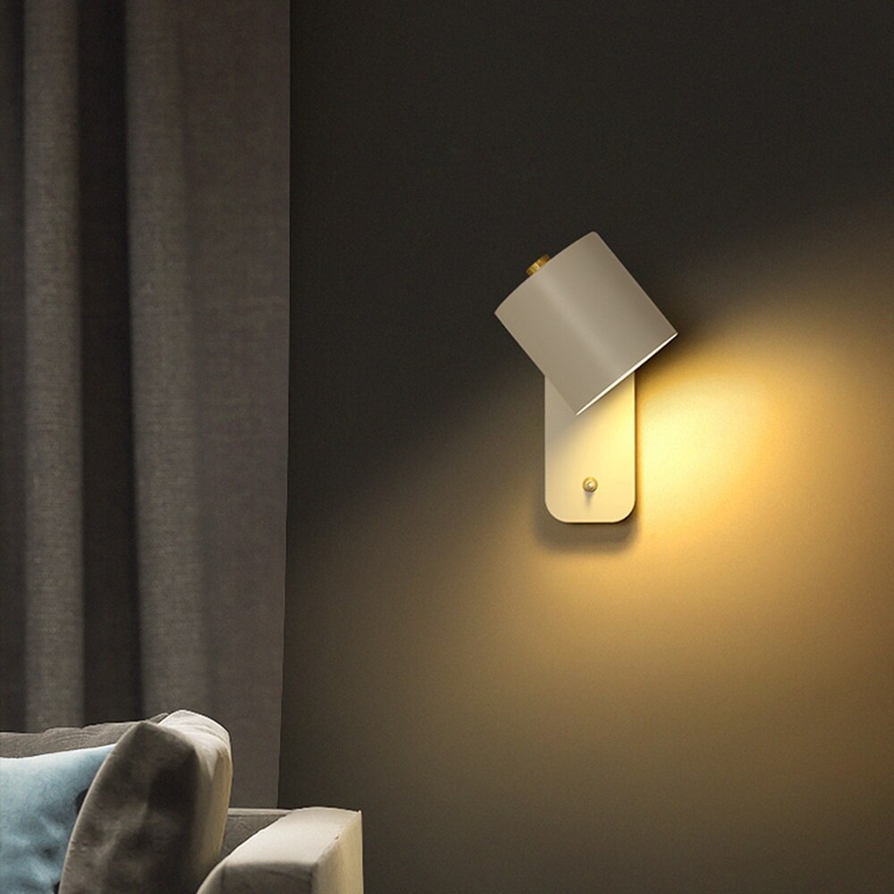 Frendor - Applique Murale Moderne LED avec Interrupteur pour Décoration Intérieure