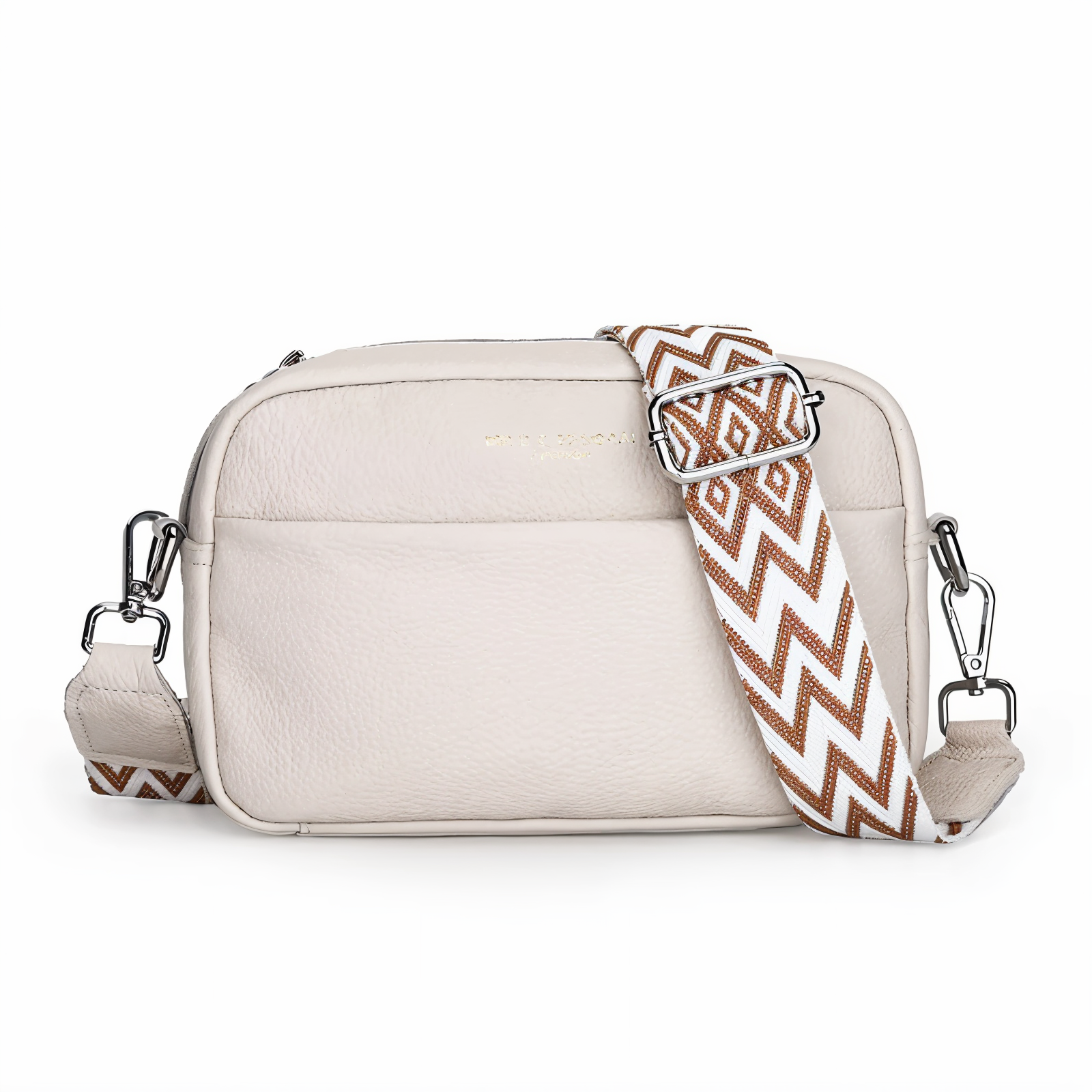 ChicZag Crossbody Bag - Sac à bandoulière rectangulaire en cuir pour femmes
