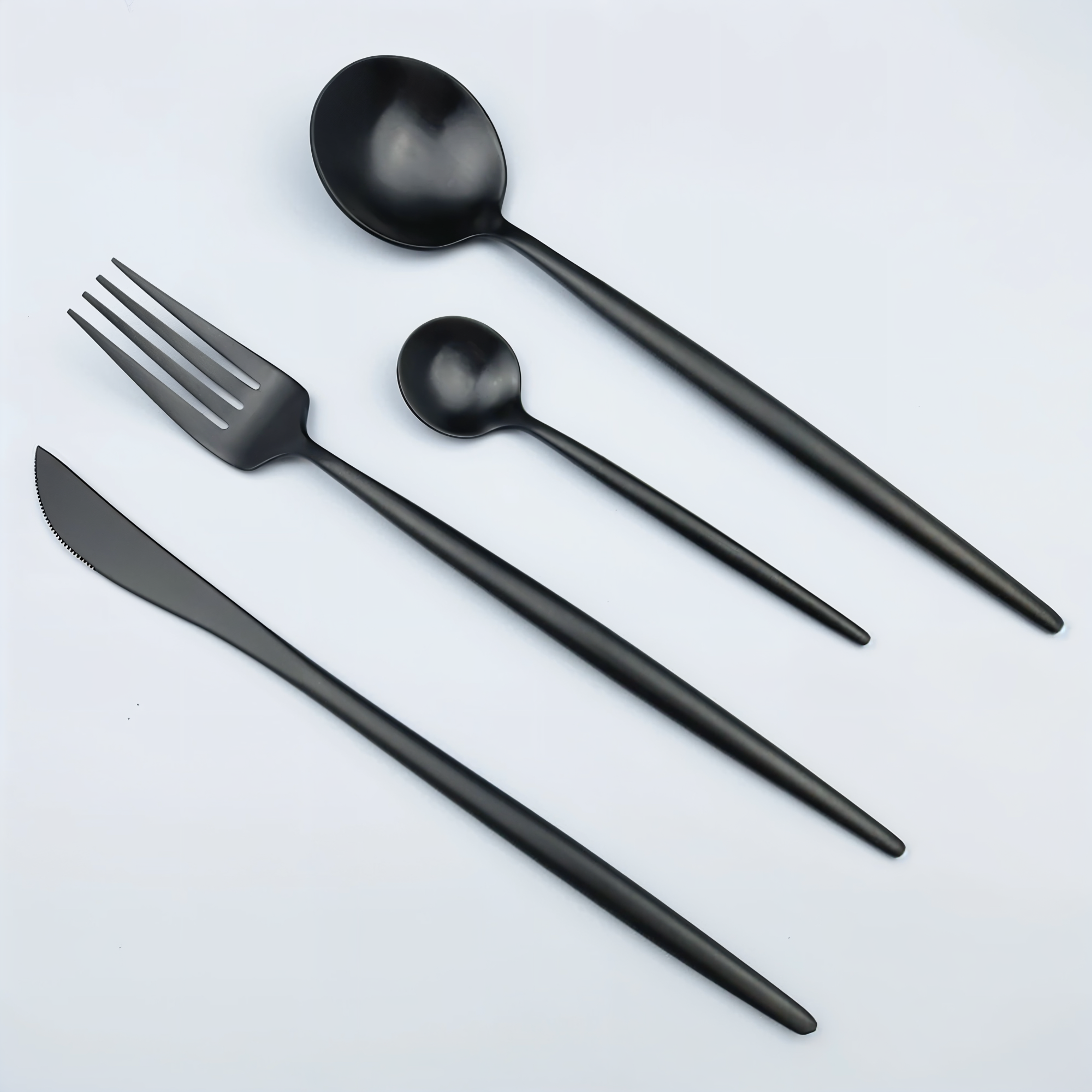 Dickes - Ensemble de Couverts en Acier Inoxydable 4 pièces