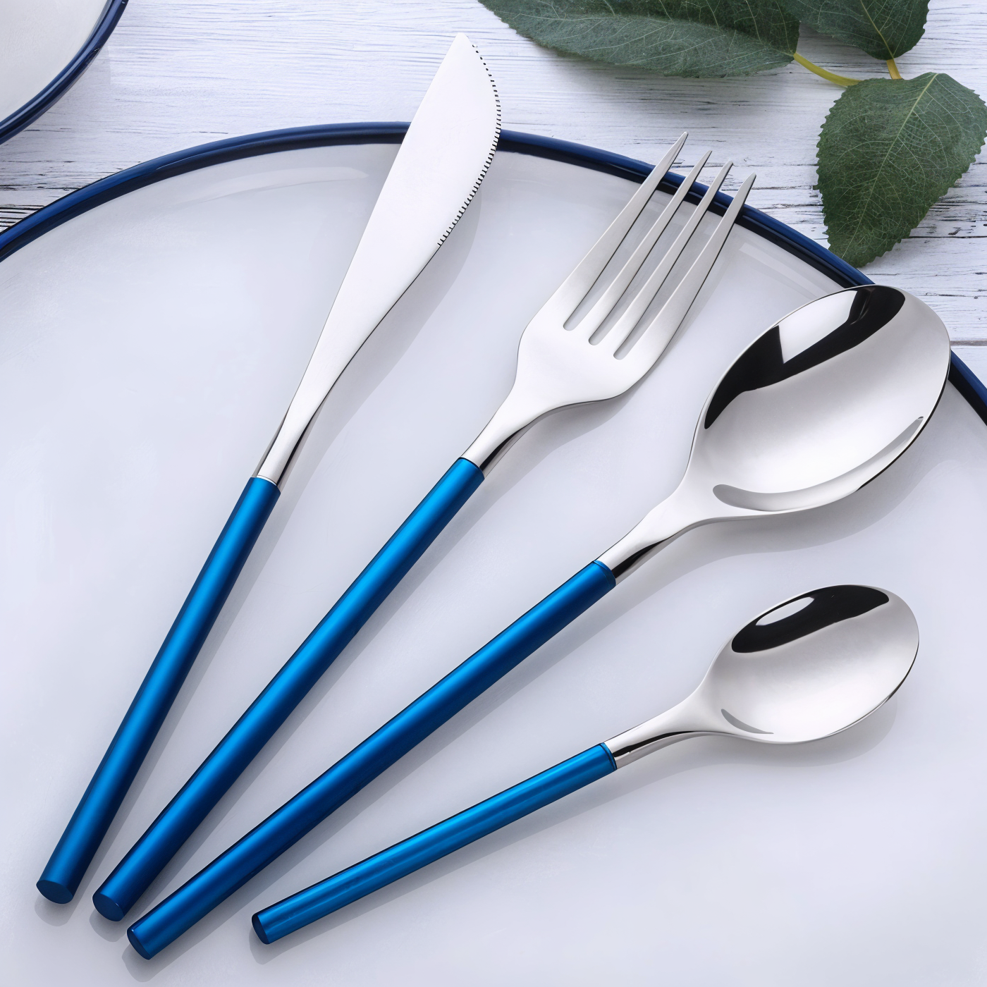 Duragrip - Ensemble de Couverts en Acier Inoxydable