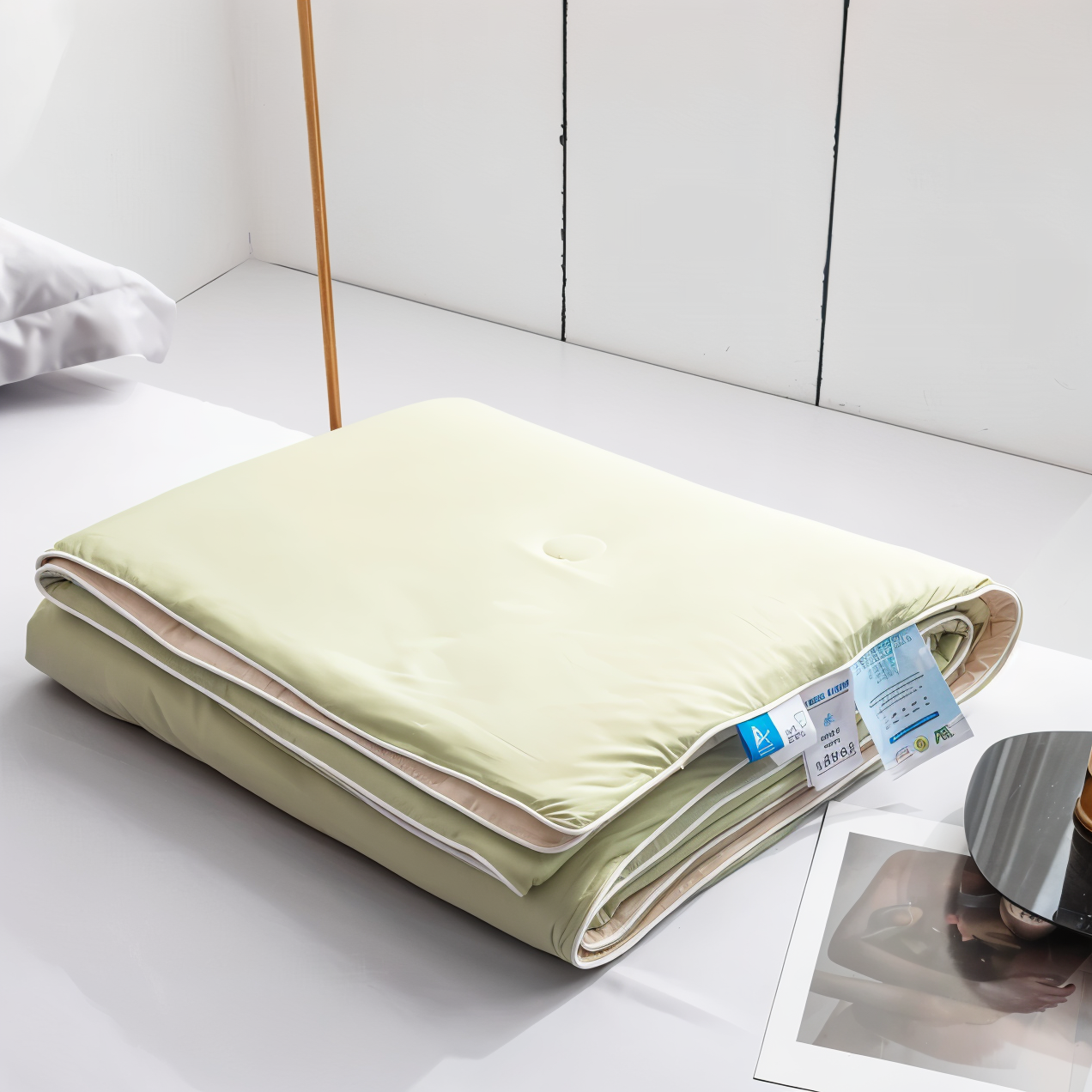 EcoFresh™ - Couverture Rafraîchissante Hypoallergénique Double Face pour l'Été