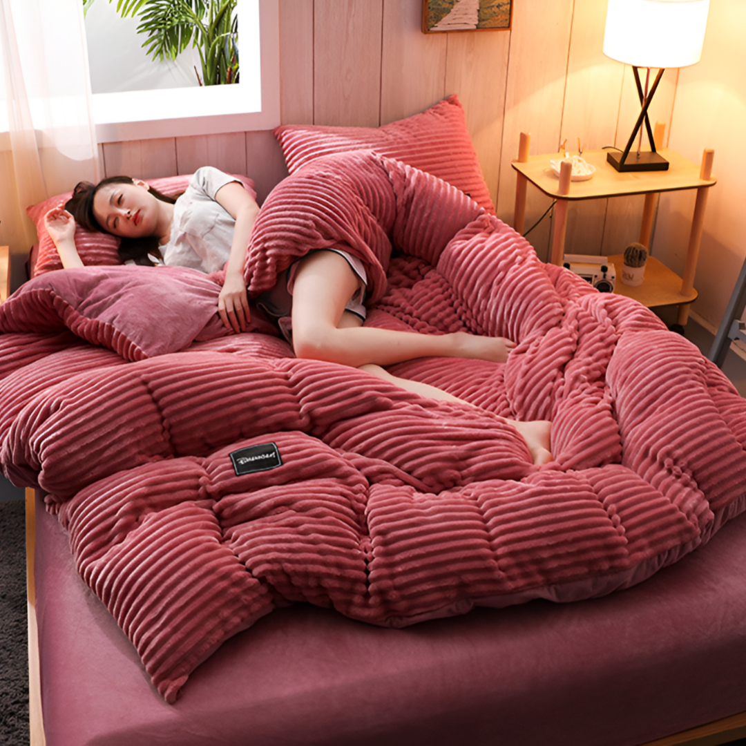 CozyComforter - Housse de Couette Douillette pour un Luxe Ultime Toute l'Année