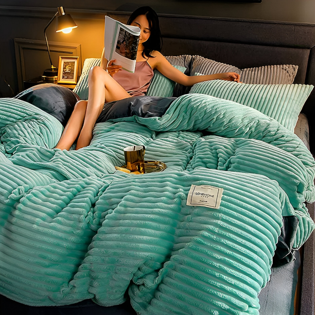 CozyComforter - Housse de Couette Douillette pour un Luxe Ultime Toute l'Année