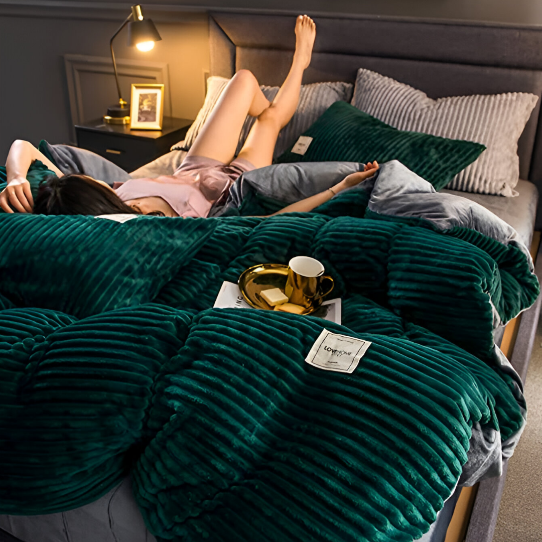 CozyComforter - Housse de Couette Douillette pour un Luxe Ultime Toute l'Année