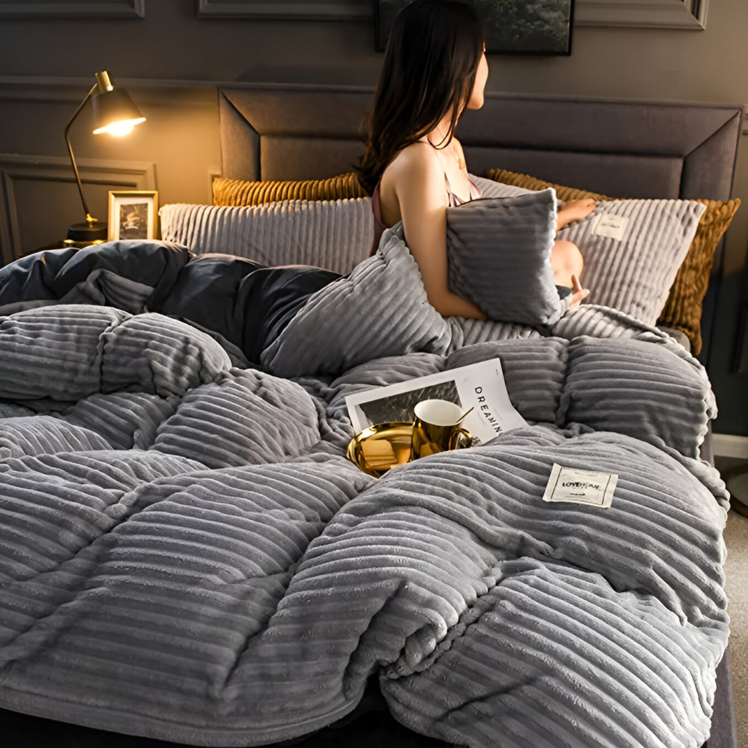 CozyComforter - Housse de Couette Douillette pour un Luxe Ultime Toute l'Année
