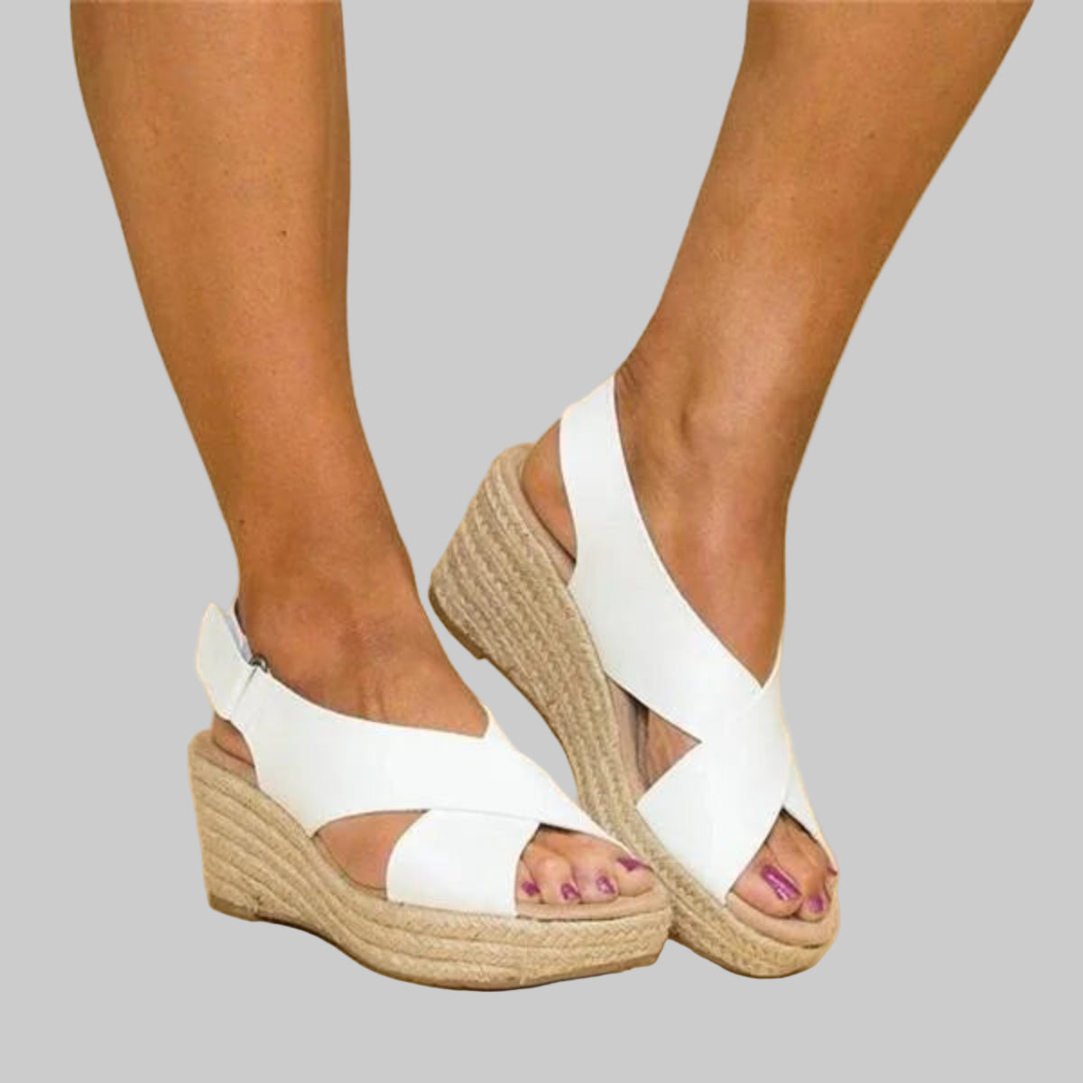 Espadrilles compensées pour femme
