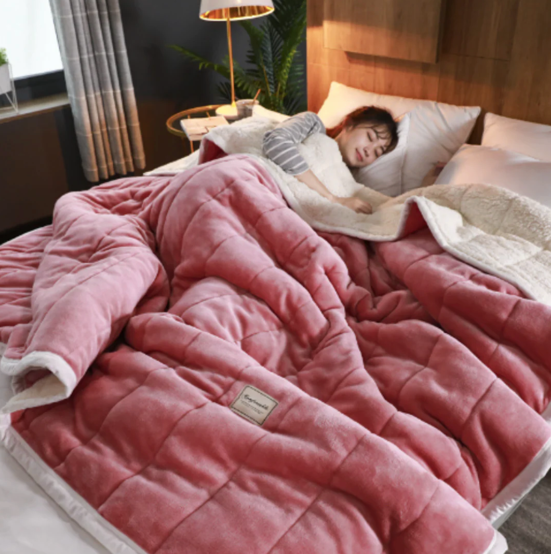 Cozysheet - La Couverture Triple Épaisseur la Plus Douce pour l'Automne et l'Hiver