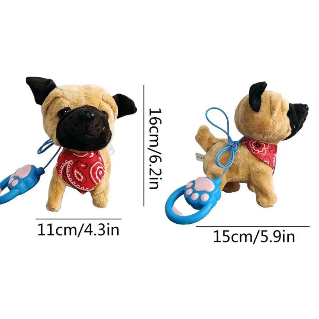 Chiot en peluche interactif – Chien jouet électronique