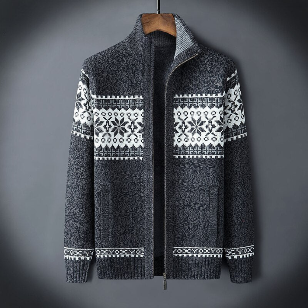 Cardigan tricoté pour homme