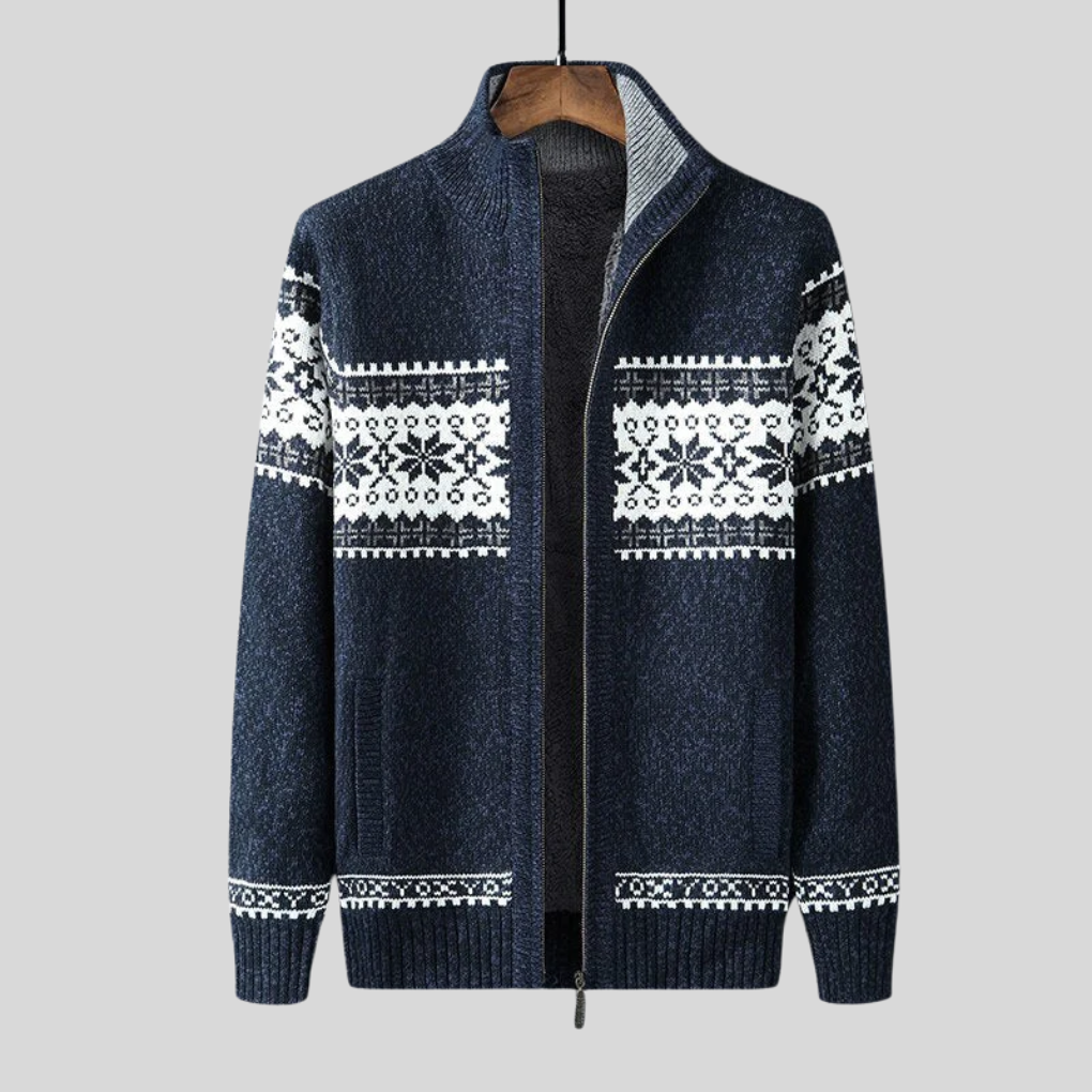 Cardigan tricoté pour homme