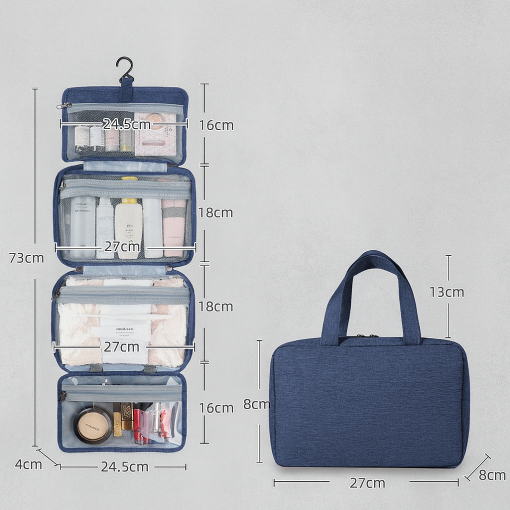 Multi-Compartment Toiletries Organiser